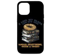 I Like My Reads Like Newyork Bagels Everything with A Twist Coque pour iPhone 12/12 Pro