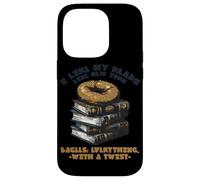I Like My Reads Like Newyork Bagels Everything with A Twist Coque pour iPhone 14 Pro