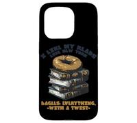 I Like My Reads Like Newyork Bagels Everything with A Twist Coque pour iPhone 15 Pro