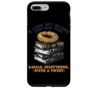 I Like My Reads Like Newyork Bagels Everything with A Twist Coque pour iPhone 7 Plus/8 Plus