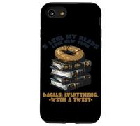 I Like My Reads Like Newyork Bagels Everything with A Twist Coque pour iPhone SE (2020) / 7/8