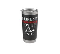 I Like My Romance on the Dark Side Bookish Dark Romance Book Gobelet isotherme en acier inoxydable double paroi