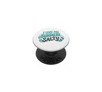 I Like My Summers Salty Beach Lover Ocean Cute Vacation PopSockets PopGrip Adhésif