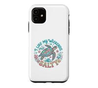 I Like My Weekends Salty Sea Turtle Beach Lover Coque pour iPhone 11