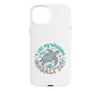 I Like My Weekends Salty Sea Turtle Beach Lover Coque pour iPhone 15 Plus