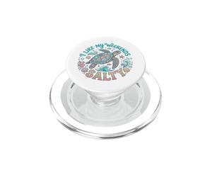 I Like My Weekends Salty Sea Turtle Beach Lover PopSockets PopGrip pour MagSafe