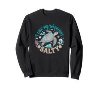I Like My Weekends Salty Sea Turtle Beach Lover Sweatshirt
