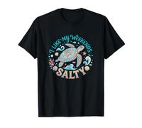 I Like My Weekends Salty Sea Turtle Beach Lover T-Shirt