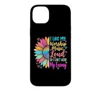 I Like My Worship Music Loud So I Can't Hear My Enemy Coque pour iPhone 14 Plus