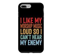 I Like My Worship Music Loud So I Can't Hear My Enemy Coque pour iPhone 7 Plus/8 Plus