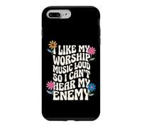 I Like My Worship Music Loud So I Can't Hear My Enemy Coque pour iPhone 7 Plus/8 Plus