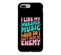 I Like My Worship Music Loud So I Can't Hear My Enemy Coque pour iPhone 7 Plus/8 Plus
