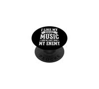 I Like My Worship Music Loud So I Can't Hear My Enemy PopSockets PopGrip Adhésif
