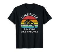 I Like Pizza and Maybe Like 3 People I Funny Pizza T-Shirt