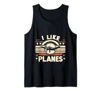 I Like Planes Profession Pilote de l'aviation |||- Débardeur