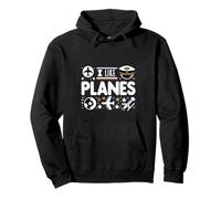 I Like Planes Profession pilote de l'aviation ||---- Sweat à Capuche