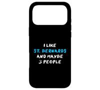 I Like St. Bernards and Maybe 3 People Saint Bernard Coque pour iPhone 17 Pro Max