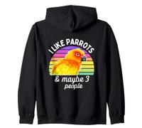 I Like Sun Conure Perroquets and Maybe 3 People Sweat à Capuche