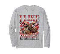 I Like Taxidermy Hunter Moose Deer Bear Raton Laveur Manche Longue
