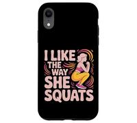 I Like The Way She Squats Gym Couple Husband Wife - Coque pour iPhone XR