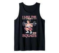 I Like The Way She Squats Méliste en Couple de Gymnase Débardeur
