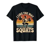 I Like The Way She Squats Méliste en Couple de Gymnase - T-Shirt