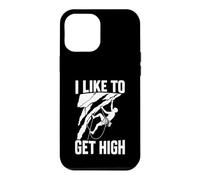 I Like to Get High Rock Climbing Bouldering Humour Coque pour iPhone 12 Pro Max