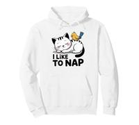 « I Like to Nap » - Le Temps de Sieste pour Chat et Oiseau Sweat à Capuche