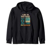 I Like To Talk About DNA Sequençage Retro Science & Genetics Sweat à Capuche