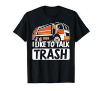 I Like to Talk Récupérateur de déchets T-Shirt Graphique avec Valeur, Homme, Noir, L