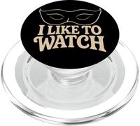 I Like to Watch Masque vénitien Style de Vie échangiste Subtil PopSockets PopGrip pour MagSafe