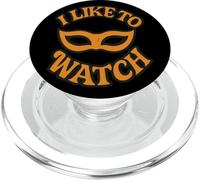 I Like to Watch Masque vénitien Style de Vie échangiste Subtil PopSockets PopGrip pour MagSafe