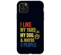 I Like Yard Dog Maybe 3 People Funny Introverti Coque pour iPhone 11 Pro Max