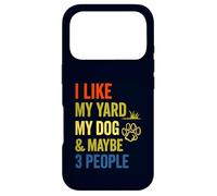 I Like Yard Dog Maybe 3 People Funny Introverti Coque pour iPhone 17 Pro