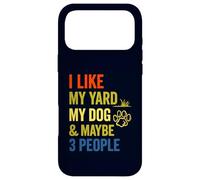 I Like Yard Dog Maybe 3 People Funny Introverti Coque pour iPhone 17 Pro Max