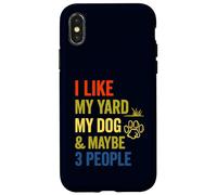 I Like Yard Dog Maybe 3 People Funny Introverti Coque pour iPhone X/XS