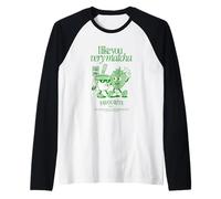 I Like You Very Matcha - Funny Matcha Design Manche Raglan