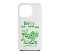 I Like You Very Matcha Latte 10/10 Would Sip Funny Tea Pun Coque pour iPhone 13 Pro
