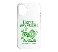 I Like You Very Matcha Latte 10/10 Would Sip Funny Tea Pun Coque pour iPhone 16