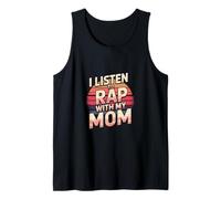 I Listen To Rap With My Mom Music Bonding Fils --- Débardeur