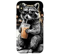 I Live Here Now - Coffee - Too Tiered for This - Raton Laveur Coque pour iPhone X/XS
