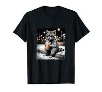 I Live Here Now - Coffee - Too Tiered for This - Raton Laveur T-Shirt
