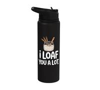 I Loaf You A Lot de levain Stainless Steel Insulated Water Bottle