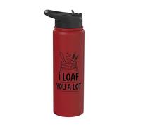 I Loaf You A Lot de levain Stainless Steel Insulated Water Bottle