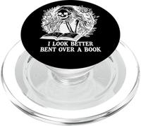 I Look Better Bent Over a Book Spread Those Pages Good Girl PopSockets PopGrip pour MagSafe