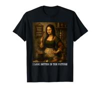 I Look Better in The Picture Art Parodie Mona Lisa Cooking T-Shirt