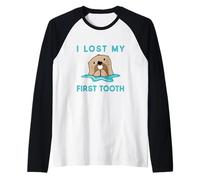 I Lost My First Tooth Cute Otter Funny Tooth Fairy Tooth Manche Raglan