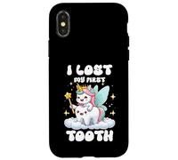 I Lost My First Tooth Dents Out Fairy Unicorn Dentist Coque pour iPhone X/XS