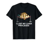 I Lost My Liver Privileges Funny UnHinges Drinking Meme Y2K T-Shirt Graphique avec Valeur