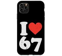 I Love 67 Funny 6 7 Costume Meme Six Seven Kids Young Boys Coque pour iPhone 11 Pro Max